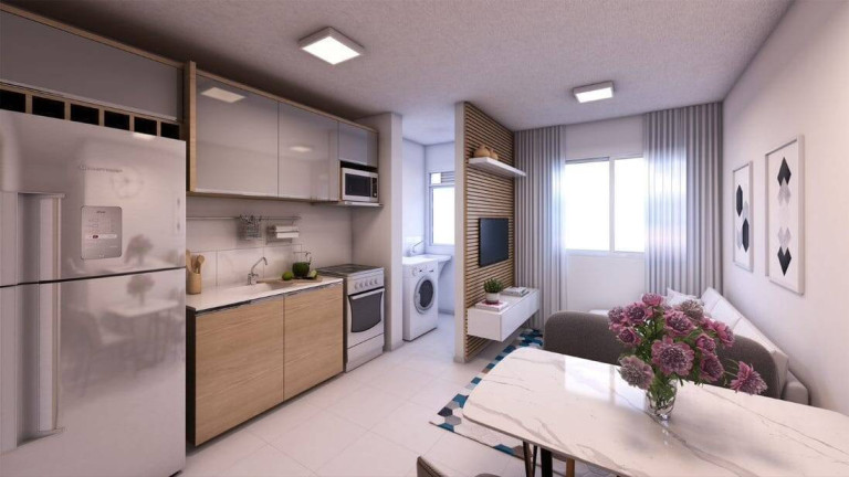 Imagem Apartamento com 2 Quartos à Venda, 42 m² em Estiva - Taubaté