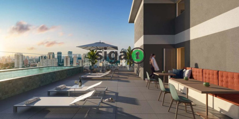 Imagem Apartamento com 1 Quarto à Venda, 35 m² em Brooklin - São Paulo