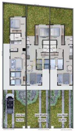 Imagem Casa com 2 Quartos à Venda, 60 m² em Ipiranga - São José