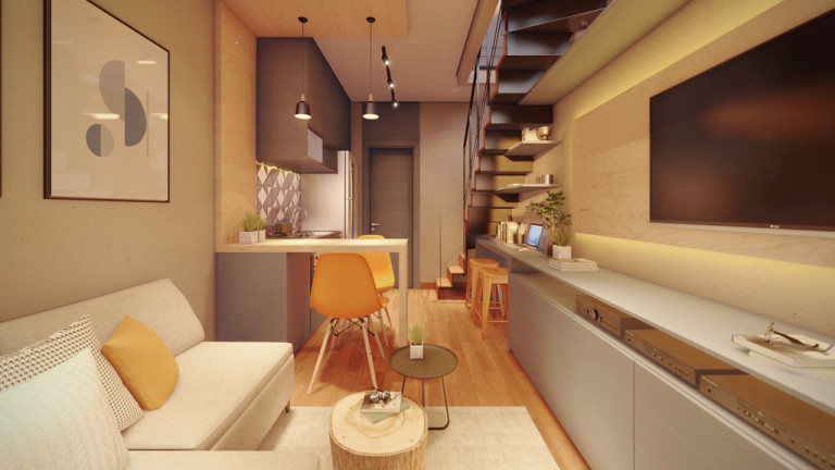 Imagem Cobertura com 1 Quarto à Venda, 28 m² em Novo Mundo - Curitiba