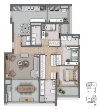 Imagem Apartamento com 3 Quartos à Venda, 126 m² em Vila Mariana - São Paulo Imagem Apartamento com 3 Quartos à Venda, 126 m² em Vila Mariana - São Paulo