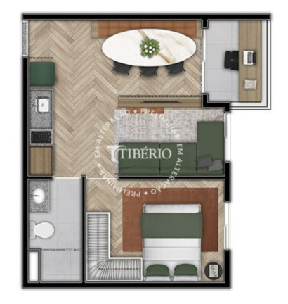 Imagem Apartamento com 2 Quartos à Venda, 39 m² em Tatuapé - São Paulo