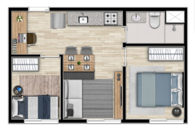 Imagem Imóvel com 2 Quartos à Venda, 34 m² em Vila Buarque - São Paulo