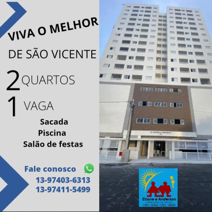 Apartamento com 2 Quartos à Venda, 51 m² em Jardim Independência - São Vicente