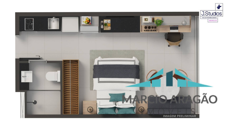 Imagem Apartamento com 1 Quarto à Venda, 25 m² em Aldeota - Fortaleza Imagem Apartamento com 1 Quarto à Venda, 25 m² em Aldeota - Fortaleza