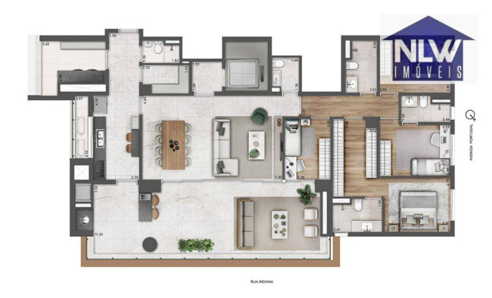 Imagem Apartamento com 4 Quartos à Venda, 209 m² em Brooklin Paulista - São Paulo Imagem Apartamento com 4 Quartos à Venda, 209 m² em Brooklin Paulista - São Paulo