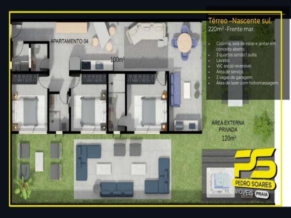 Imagem Imóvel com 4 Quartos à Venda, 205 m² em Bessa - João Pessoa Imagem Imóvel com 4 Quartos à Venda, 205 m² em Bessa - João Pessoa