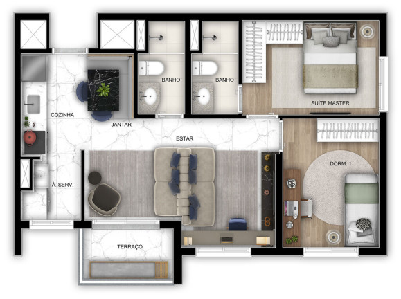 Imagem Apartamento com 2 Quartos à Venda, 41 m² em Vila Guarani (z Sul) - São Paulo Imagem Apartamento com 2 Quartos à Venda, 41 m² em Vila Guarani (z Sul) - São Paulo