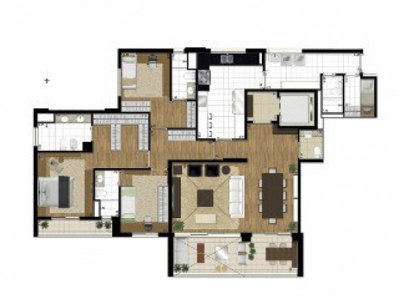 Imagem Apartamento com 4 Quartos à Venda, 243 m² em Morumbi - São Paulo Imagem Apartamento com 4 Quartos à Venda, 243 m² em Morumbi - São Paulo