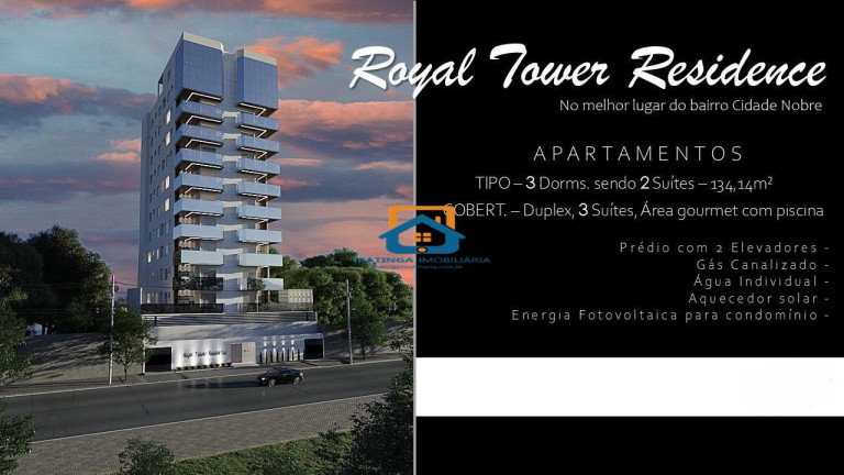 Apartamento com 3 Quartos à Venda, 134 m² em Cidade Nobre - Ipatinga