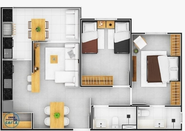 Imagem Apartamento com 2 Quartos à Venda, 66 m² em Prainha - Caraguatatuba Imagem Apartamento com 2 Quartos à Venda, 66 m² em Prainha - Caraguatatuba