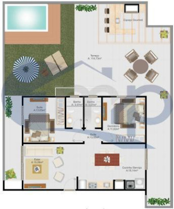 Imagem Apartamento com 2 Quartos à Venda, 201 m² em Centro - Torres