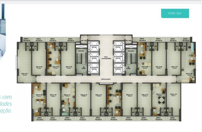 Imagem Sala Comercial à Venda, 533 m² em Papicu - Fortaleza Imagem Sala Comercial à Venda, 533 m² em Papicu - Fortaleza
