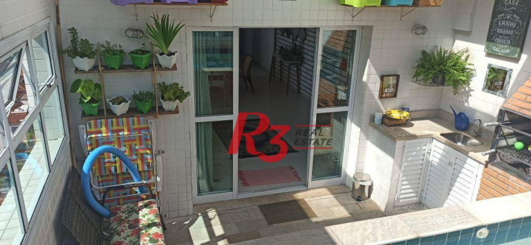 Imagem Imóvel com 3 Quartos à Venda, 208 m² em Marapé - Santos