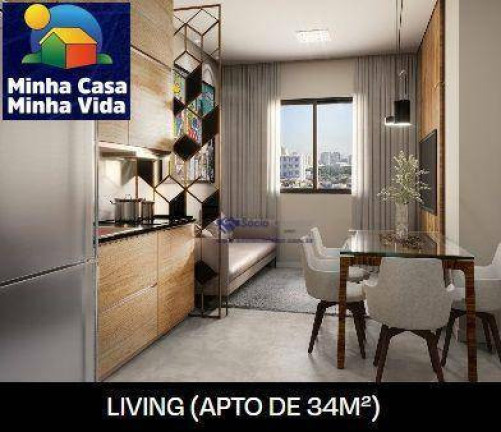Apartamento com 2 Quartos à Venda, 34 m² em Pimentas - Guarulhos