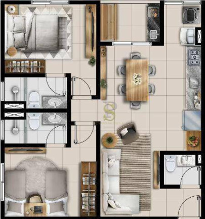 Imagem Apartamento com 2 Quartos à Venda, 69 m² em Atibaia Jardim - Atibaia Imagem Apartamento com 2 Quartos à Venda, 69 m² em Atibaia Jardim - Atibaia