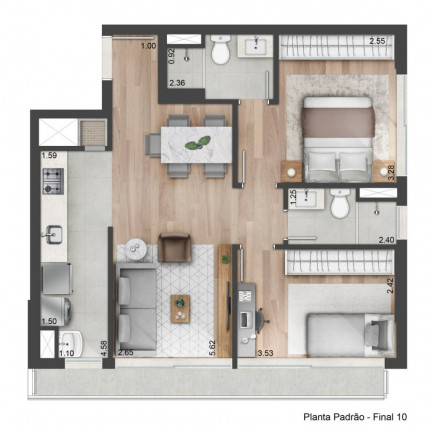 Imagem Imóvel com 2 Quartos à Venda, 116 m² em Praia De Belas - Porto Alegre Imagem Imóvel com 2 Quartos à Venda, 116 m² em Praia De Belas - Porto Alegre