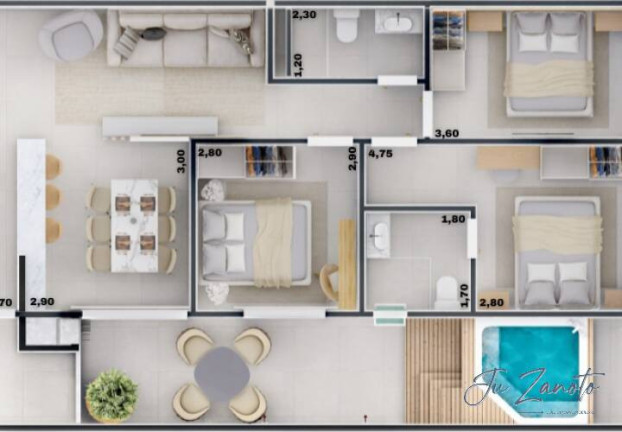 Imagem Apartamento com 3 Quartos à Venda, 86 m² em Caiobá - Matinhos Imagem Apartamento com 3 Quartos à Venda, 86 m² em Caiobá - Matinhos