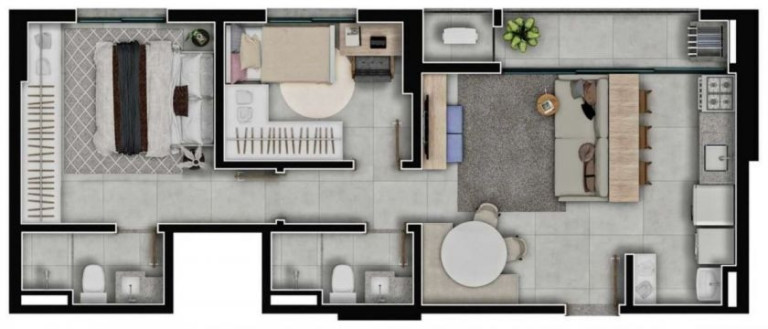 Imagem Apartamento com 2 Quartos à Venda, 82 m² em Setor Aeroporto - Goiânia