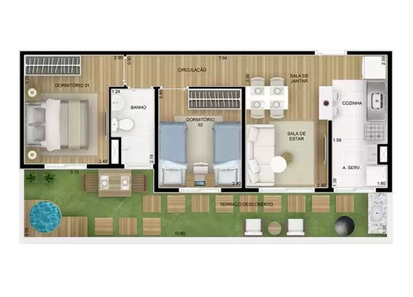 Imagem Apartamento com 3 Quartos à Venda, 57 m² em Parque São Vicente - Mauá Imagem Apartamento com 3 Quartos à Venda, 57 m² em Parque São Vicente - Mauá