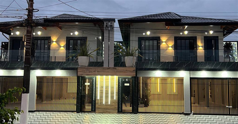 Imagem Casa com 2 Quartos à Venda, 55 m² em Maracanã - Praia Grande Imagem Casa com 2 Quartos à Venda, 55 m² em Maracanã - Praia Grande