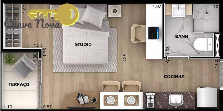 Imagem Loft com 1 Quarto à Venda, 25 m² em Jardim São Paulo - São Paulo