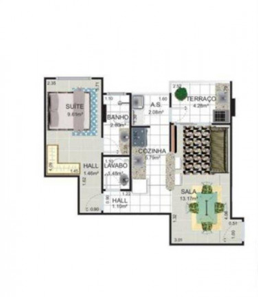 Imagem Apartamento com 1 Quarto à Venda, 44 m² em Flórida - Praia Grande Imagem Apartamento com 1 Quarto à Venda, 44 m² em Flórida - Praia Grande