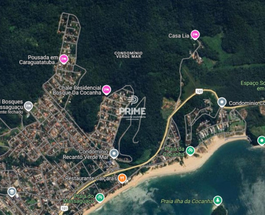 Terreno à Venda, 300 m² em Verde Mar - Caraguatatuba