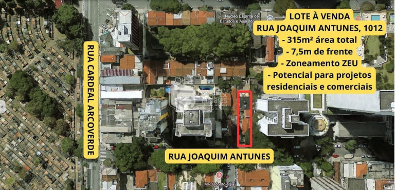 Imagem Terreno à Venda, 315 m² em Pinheiros - São Paulo Imagem Terreno à Venda, 315 m² em Pinheiros - São Paulo