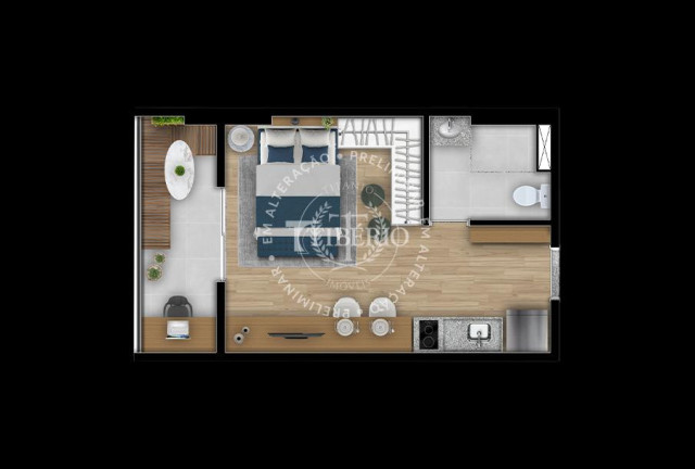 Imagem Apartamento com 1 Quarto à Venda, 25 m² em Mooca - São Paulo