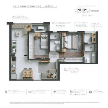 Imagem Apartamento com 3 Quartos à Venda, em Jardim Das Colinas - São José Dos Campos Imagem Apartamento com 3 Quartos à Venda, em Jardim Das Colinas - São José Dos Campos