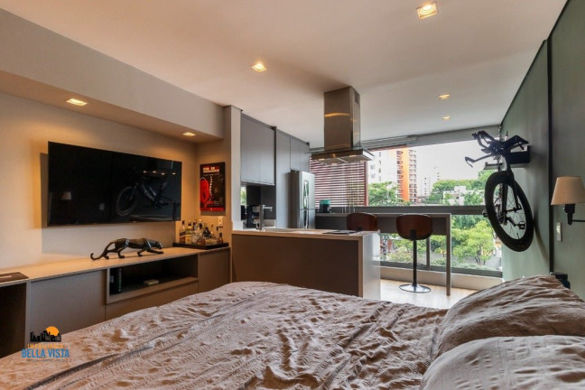 Imagem Apartamento com 1 Quarto à Venda, em Mirandópolis - São Paulo Imagem Apartamento com 1 Quarto à Venda, em Mirandópolis - São Paulo