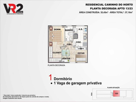 Imagem Apartamento com 1 Quarto à Venda, 35 m² em Vila Voturua - Sao Vicente Imagem Apartamento com 1 Quarto à Venda, 35 m² em Vila Voturua - Sao Vicente