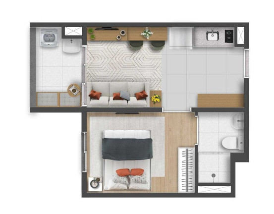 Imagem Apartamento com 1 Quarto à Venda, 25 m² em Santa Cecília - São Paulo Imagem Apartamento com 1 Quarto à Venda, 25 m² em Santa Cecília - São Paulo