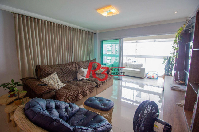 Apartamento com 3 Quartos à Venda, 127 m² em Gonzaga - Santos