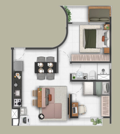 Imagem Apartamento com 1 Quarto à Venda, 47 m² em Vila Mariana - São Paulo