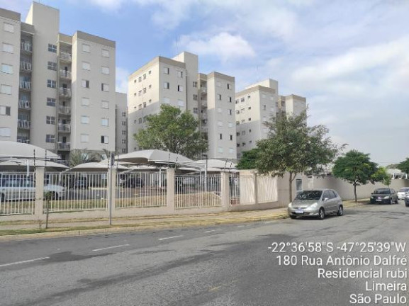 Apartamento com 2 Quartos à Venda, 47 m² em Residencial Rubi - Limeira