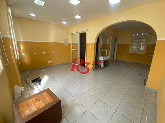 Sala Comercial para Alugar, 80 m² em Gonzaga - Santos