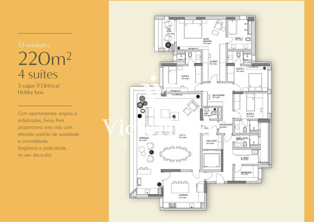 Imagem Apartamento com 5 Quartos à Venda, 300 m² em Jardim Das Colinas - São José Dos Campos