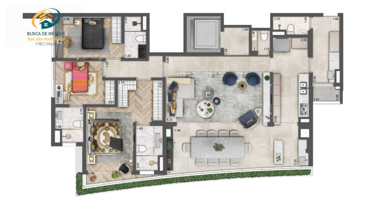 Imagem Apartamento com 3 Quartos à Venda, 150 m² em Moema - São Paulo