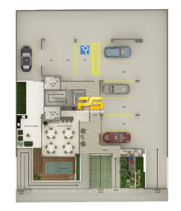 Imagem Apartamento com 1 Quarto à Venda, 36 m² em Tambauzinho - João Pessoa