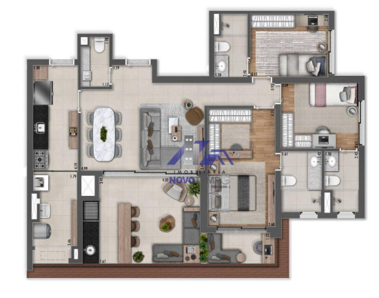 Imagem Apartamento com 3 Quartos à Venda, 113 m² em Vila Clementino - São Paulo