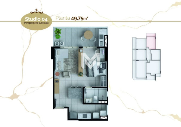 Imagem Apartamento com 1 Quarto à Venda, 50 m² em Umarizal - Belém Imagem Apartamento com 1 Quarto à Venda, 50 m² em Umarizal - Belém