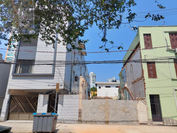 Imagem Terreno à Venda, 168 m² em Gonzaga - Santos Imagem Terreno à Venda, 168 m² em Gonzaga - Santos