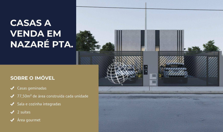 Casa com 2 Quartos à Venda, 77 m² em Guaxinduva - Nazaré Paulista