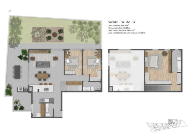 Imagem Apartamento com 3 Quartos à Venda, 262 m² em Mercês - Curitiba Imagem Apartamento com 3 Quartos à Venda, 262 m² em Mercês - Curitiba