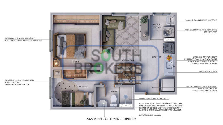 Imagem Apartamento com 2 Quartos à Venda, 33 m² em Parque São Rafael - São Paulo