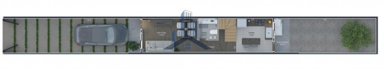 Imagem Sobrado com 2 Quartos à Venda, 71 m² em Vila Nova - Joinville