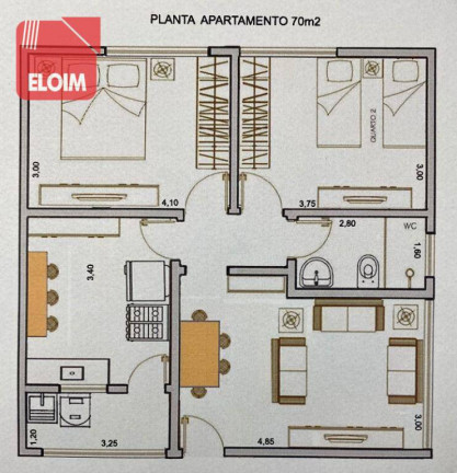 Imagem Apartamento com 2 Quartos à Venda, 72 m² em Cambuci - São Paulo