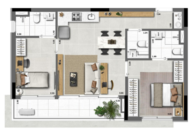 Imagem Apartamento com 2 Quartos à Venda, 82 m² em Indianópolis - São Paulo Imagem Apartamento com 2 Quartos à Venda, 82 m² em Indianópolis - São Paulo